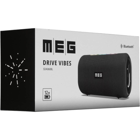Портативная колонка MEG SDA060BL 60Вт черная - фото 10