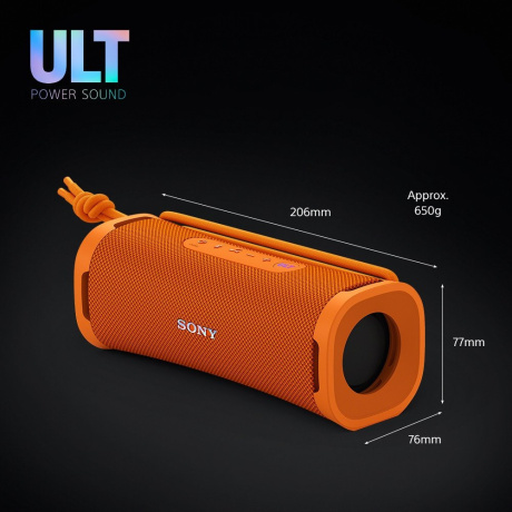 Портативная акустика Sony ULT FIELD 1 оранжевый - фото 14