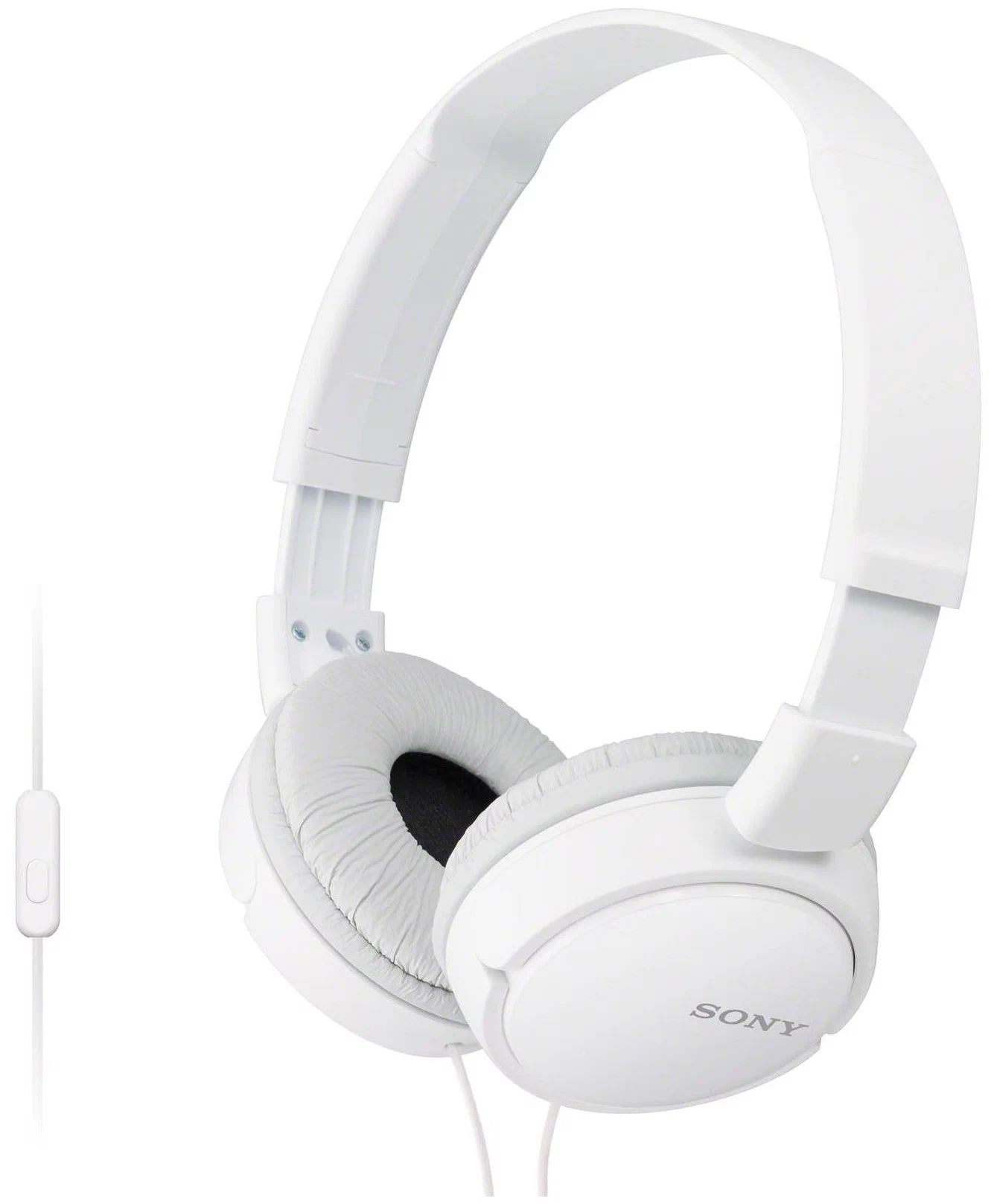 Наушники Sony MDR-ZX110AP White, цвет белый 173698 - фото 1