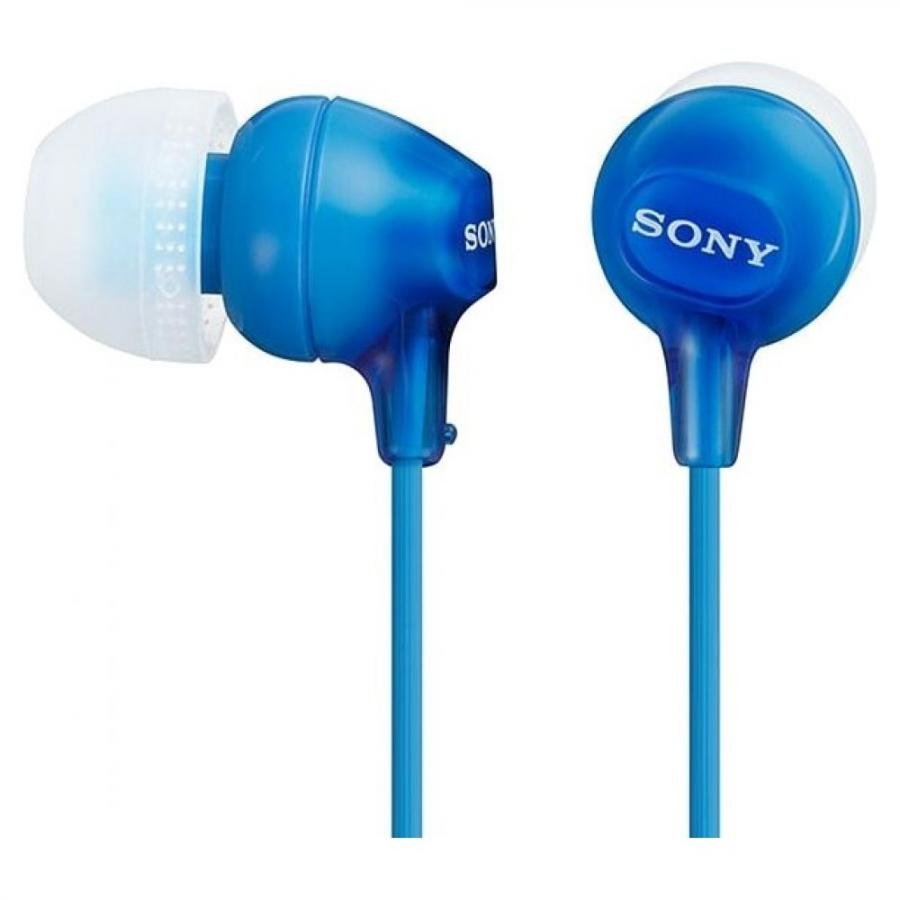 Наушники Sony MDR-EX15AP Blue, цвет голубой - фото 1