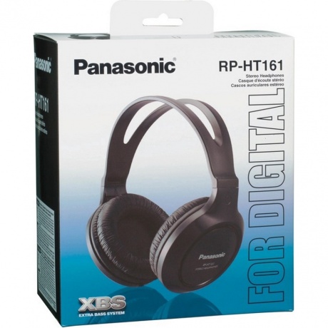 Наушники Panasonic RP-HT161E-K черный - фото 5