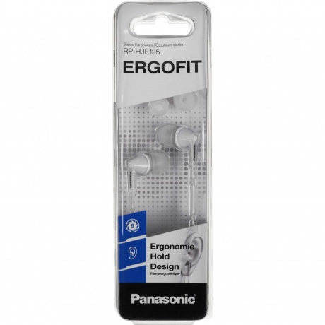 Наушники Panasonic RP-HJE125E-W белый - фото 5