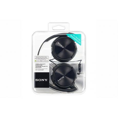 Наушники Sony MDR-ZX310AP Black - фото 2