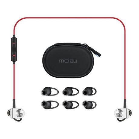 Наушники Meizu EP52 Bluetooth Earphone Black-Red - фото 2