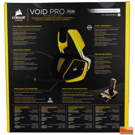 Наушники Corsair Gaming VOID PRO RGB Wireless SE Headphone 7.1 (Yellow) - фото 8