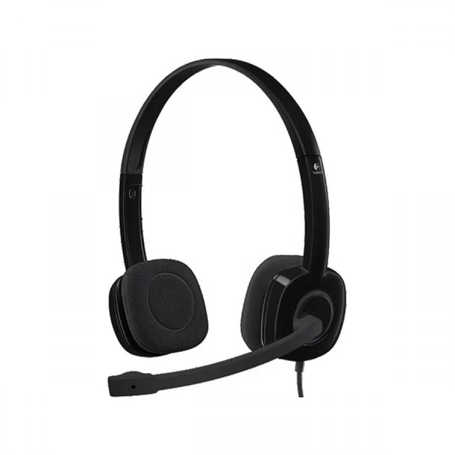 Наушники Logitech H151 Black (981-000589) игровые наушники с микрофоном thermaltake shock xt stereo gaming headset ght shx anecbk 35
