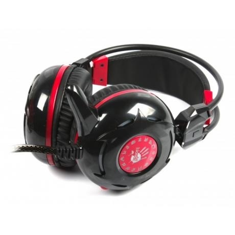 Наушники A4Tech Bloody G300 Black-Red - фото 3