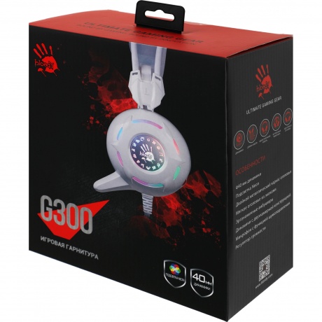 Наушники A4Tech Bloody G300 White - фото 14
