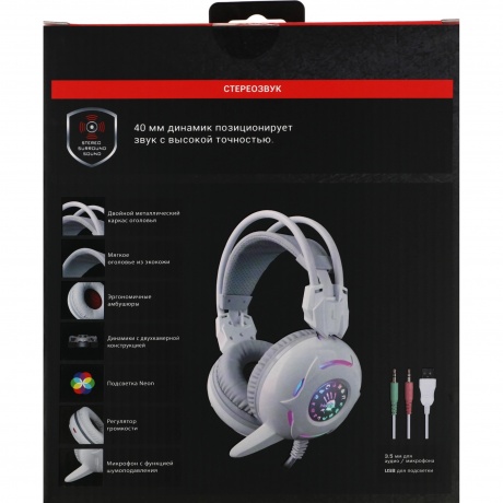 Наушники A4Tech Bloody G300 White - фото 15