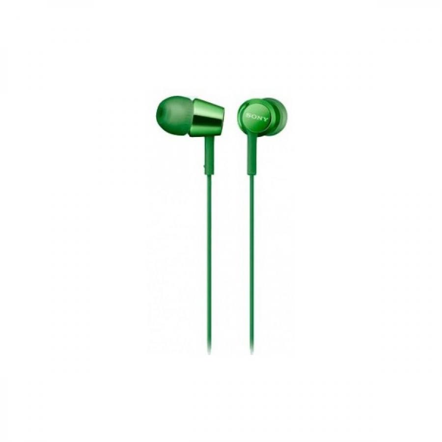 Наушники Sony MDR-EX155AP green, цвет зеленый СП-00023598 - фото 1