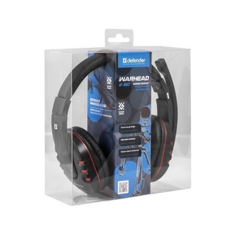Наушники Defender  Warhead G-160 Black (64113) - фото 3