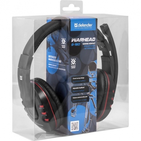 Наушники Defender  Warhead G-160 Black (64113) - фото 6