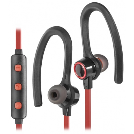Наушники Defender OutFit B720 Black+Red, Bluetooth (63721) - фото 1