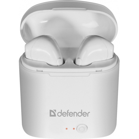 Наушники Defender Twins 630 White,TWS, Bluetooth (63630) - фото 2