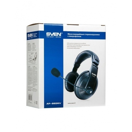 Наушники SVEN AP-860MV (SV-0410860) - фото 2