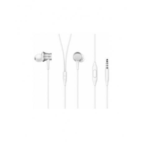 Наушники Xiaomi Mi In-Ear Headphones Basic Silver (X14274) - фото 1