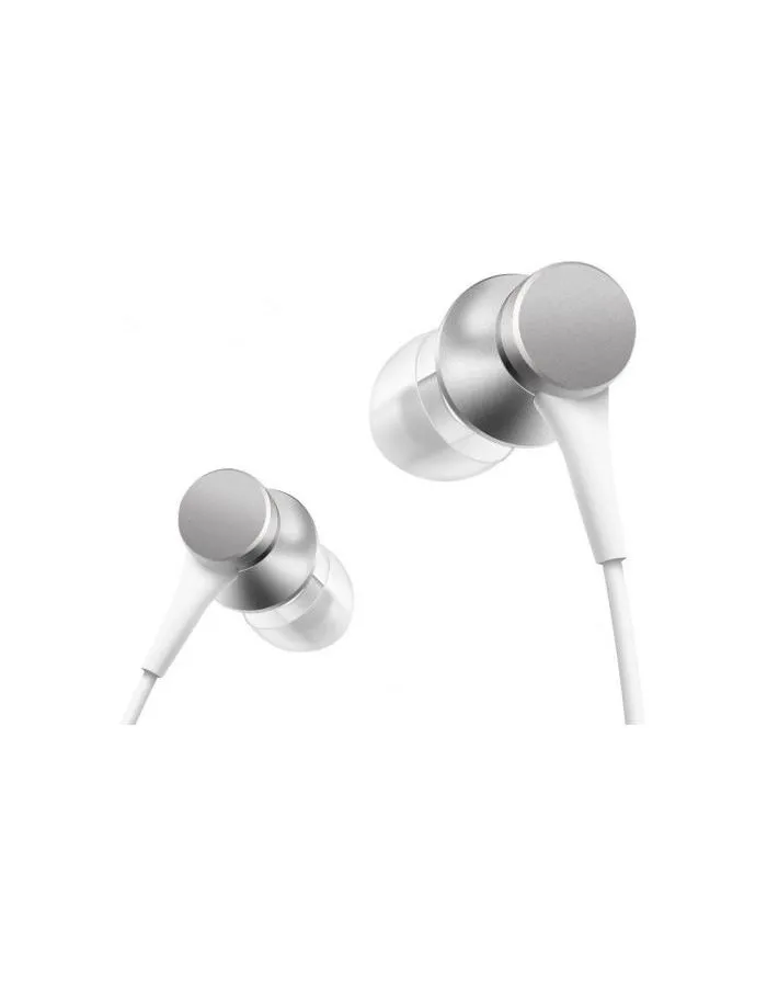 Наушники Xiaomi Mi In-Ear Headphones Basic Silver (X14274) - фото 2