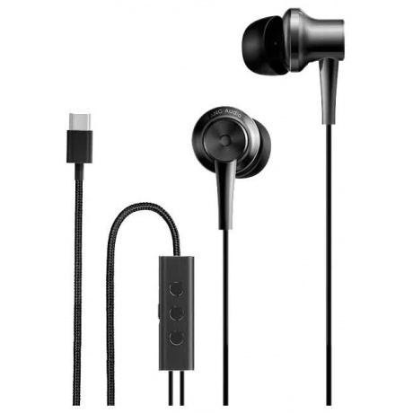 Наушники Xiaomi Mi Noise Cancelling Earphones Type-C Black (X15703) - фото 1