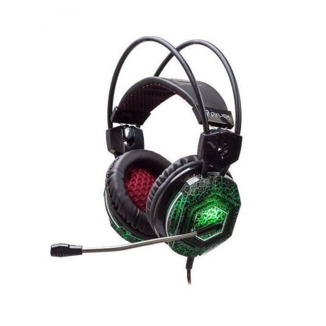 Наушники Oklick HS-L500G TOXIC черный - фото 2