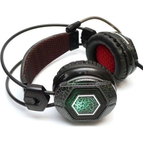 Наушники Oklick HS-L500G TOXIC черный - фото 3