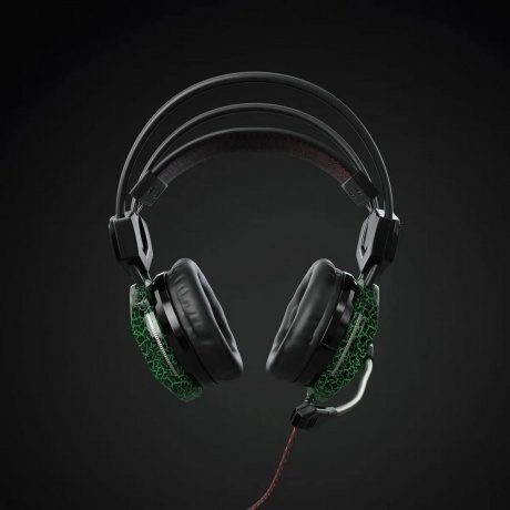 Наушники Oklick HS-L500G TOXIC черный - фото 9