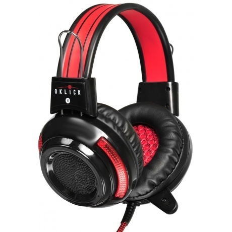 Наушники Oklick HS-G300 ARMAGEDDON черный/красный (AH-V1) - фото 3