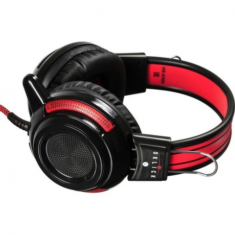 Наушники Oklick HS-G300 ARMAGEDDON черный/красный (AH-V1) - фото 4