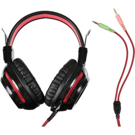 Наушники Oklick HS-G300 ARMAGEDDON черный/красный (AH-V1) - фото 6