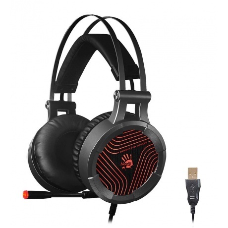 Наушники A4Tech Bloody G530 черный/серый - фото 2