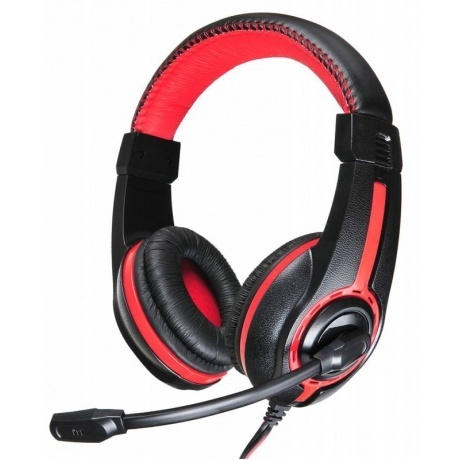 

Наушники Oklick HS-L200 черный/красный (Y-819)