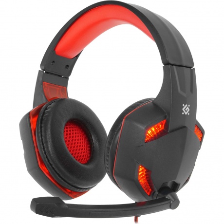 Наушники Defender Warhead G-370 Black-Red 64037 - фото 3