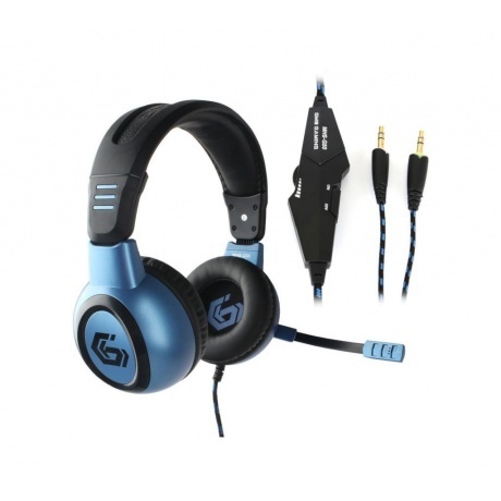 Наушники Gembird MHS-G55 Survarium Black-Blue - фото 2