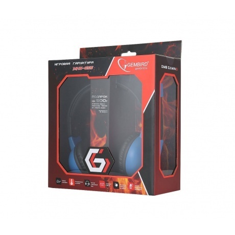 Наушники Gembird MHS-G55 Survarium Black-Blue - фото 3