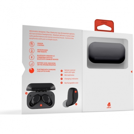 Наушники uBear Play 2 Black - фото 6