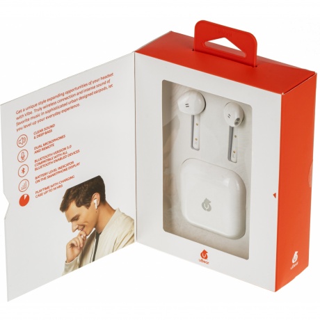 Наушники uBear Vibe White - фото 10