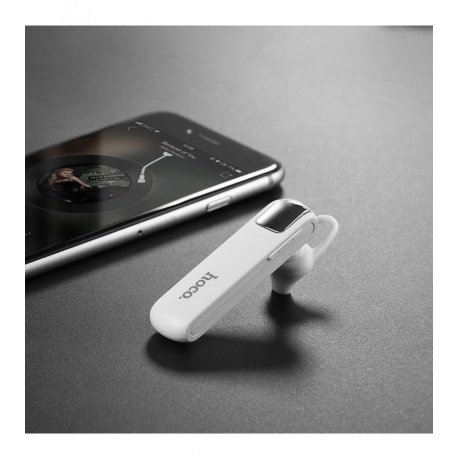 Bluetooth-гарнитура Hoco E37 Gratified White - фото 3