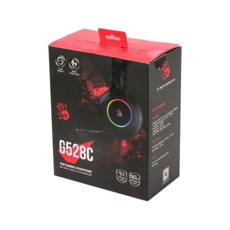 Наушники A4Tech Bloody G528C черный - фото 4