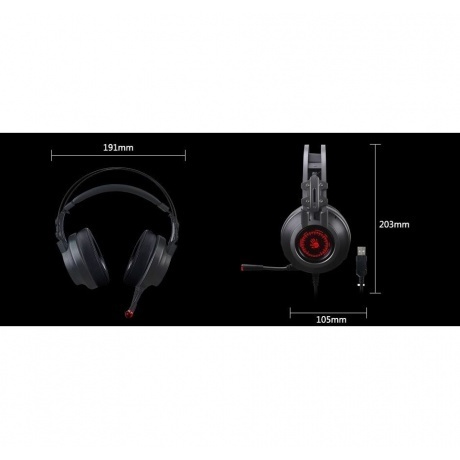 Наушники A4 Bloody J527 серый - фото 5