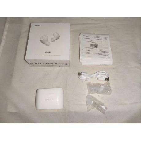 Bluetooth-гарнитура Meizu Pop White уцененный - фото 6