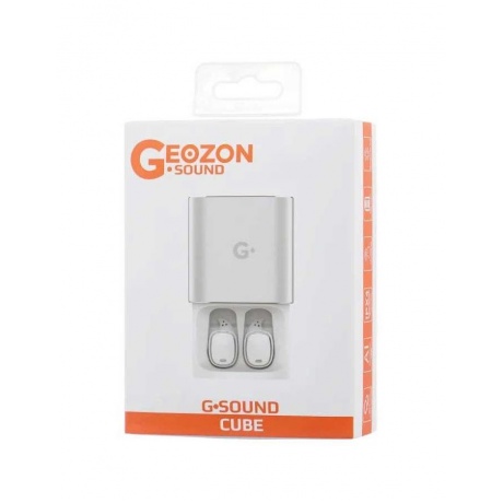 Наушники Geozon G-Sound Cube G-S02SVR Silver - фото 3