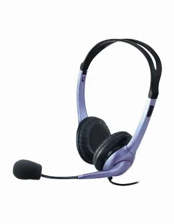 Наушники Genius Headset HS-04S Mini Jack Blue