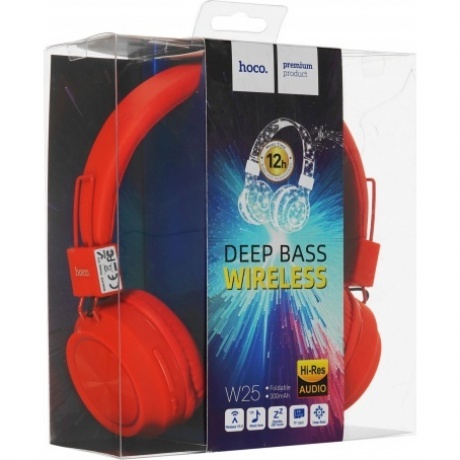 Наушники Hoco W25 Promise Red - фото 9