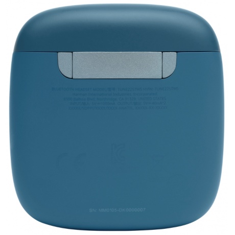 Наушники JBL T225 TWS синий - фото 8