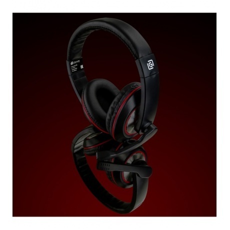 Наушники Oklick HS-L390G Dragon черный/красный (JD-728S) - фото 10