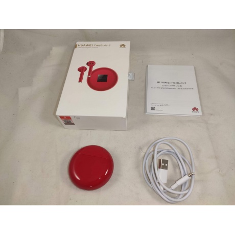 Наушники Huawei FreeBuds 3 red уцененный - фото 3