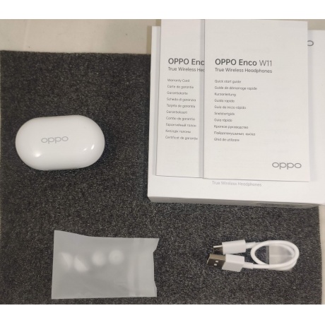 Наушники Oppo Enco W11 Белые уцененный - фото 3