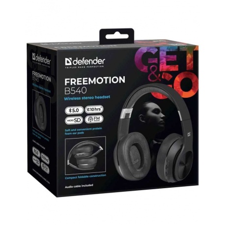 Наушники Defender Freemotion B540 (63540) Black - фото 6