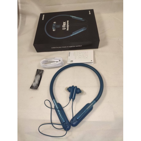 Bluetooth-гарнитура Samsung U Flex (EO-BG950CLEGRU) Blue уцененный (гарантия 14 дней.) - фото 2