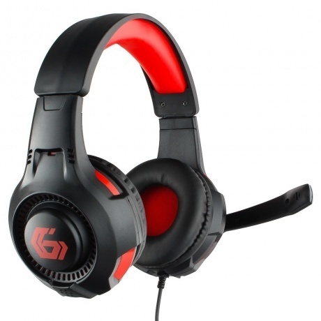 Наушники Gembird MHS-G210 Survarium черный/красный - фото 2