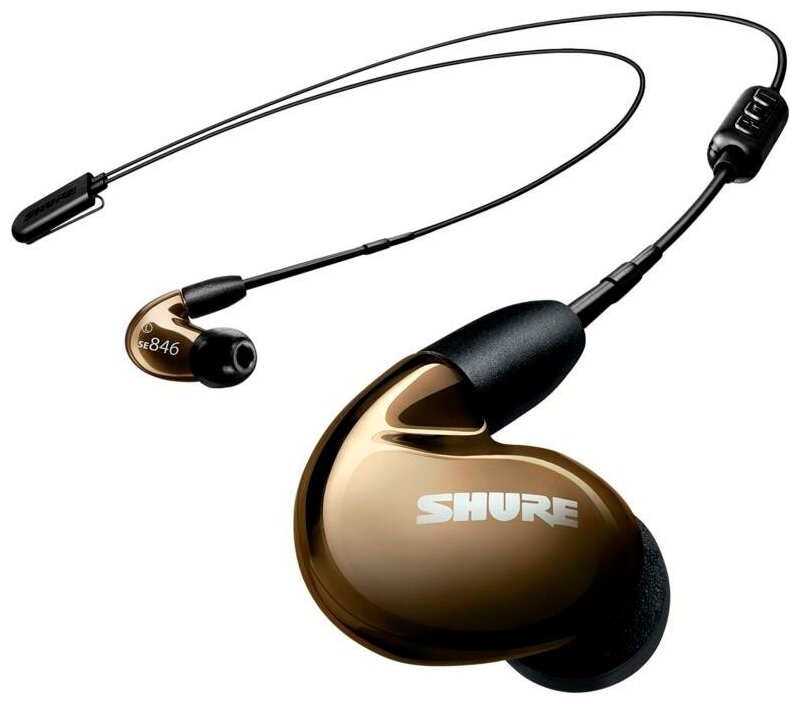 

Наушники Shure SE846-BNZ+BT2-EFS, Бронзовый